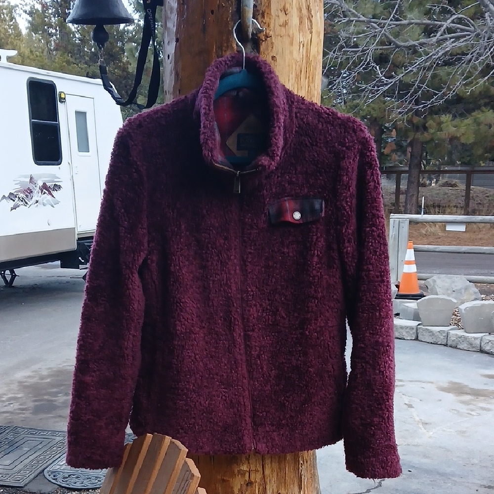 Pendleton Maroon Teddy Jacket - image 1